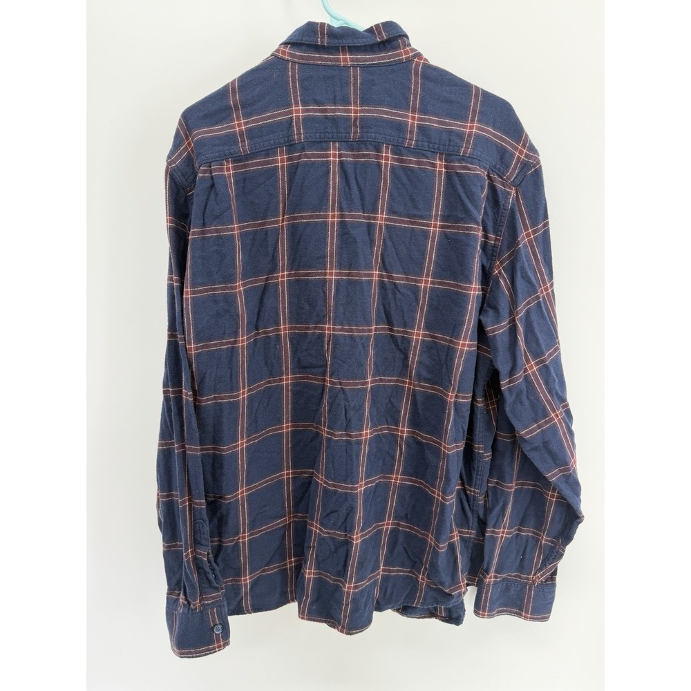 Men's Old Navy Flannel Size XL Blue And Red Long SLEEVED - Picture 8 of 9